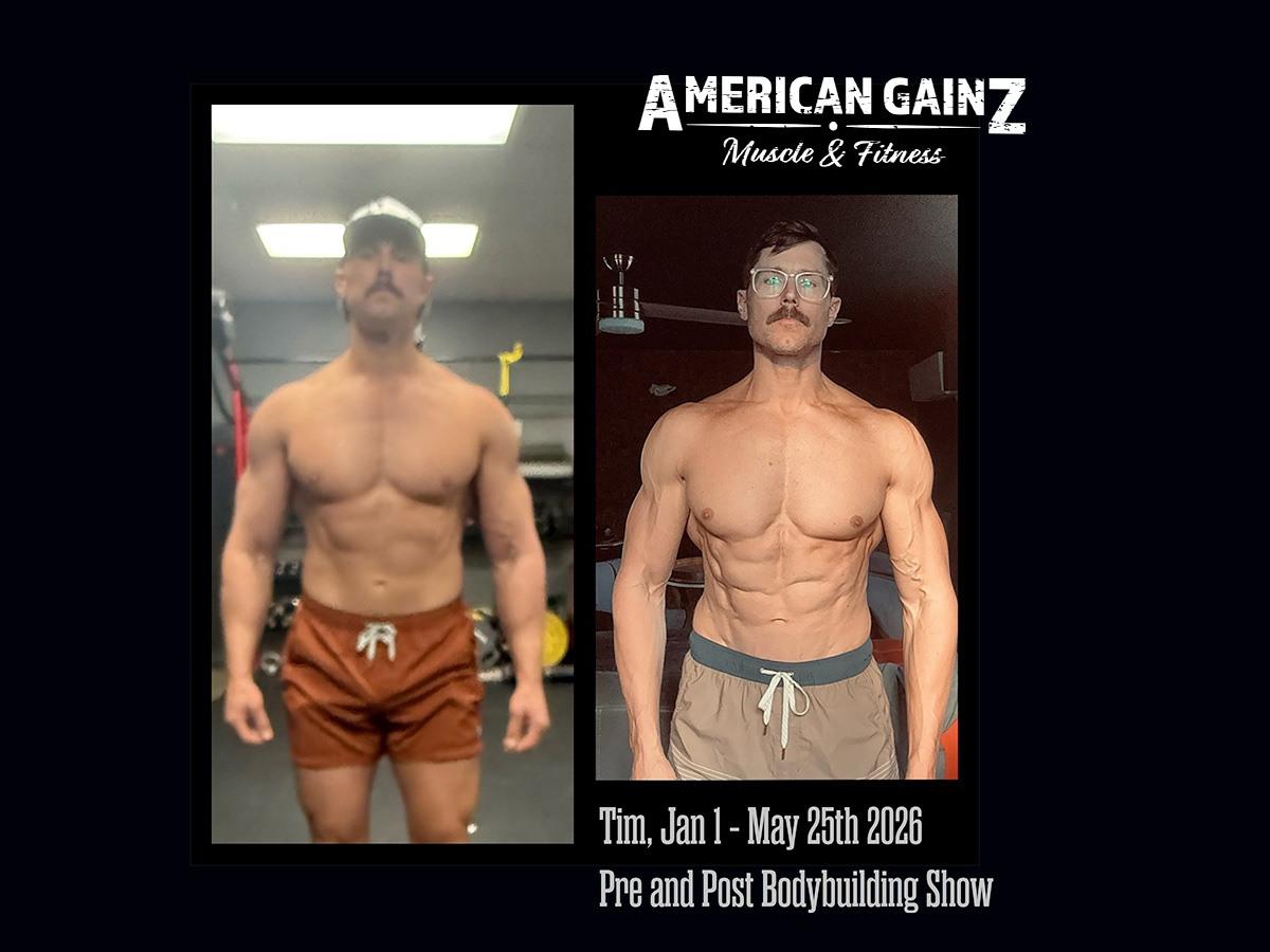 wordpress_landscape_tim Tim Jan 1 to May 26 2026, pre and post bodybuilding show.
